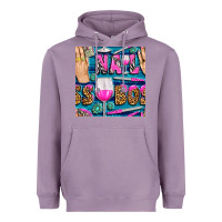 Lavender nail boss money hand and wine with gemstone leopard and zebra seamless Heavyweight Hoodie - BundleAndBundleShop