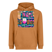 Meerkat nail boss money hand and wine with gemstone leopard and zebra seamless Heavyweight Hoodie - BundleAndBundleShop