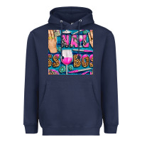 Navy nail boss money hand and wine with gemstone leopard and zebra seamless Heavyweight Hoodie - BundleAndBundleShop