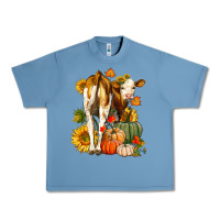 Pebble Blue Fall Heifer Urban Heavy Tee - LillyAllenDesigns