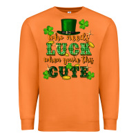 Carrot who needs luck when you're this cute Premium Sweatshirt - FaDigitalArtStudio