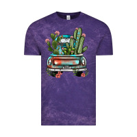 Cloud Purple farm truck, Vintage Tee - JahusDesignShop