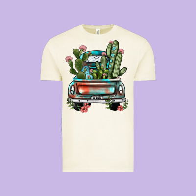 Farm Truck, Vintage Tee Designed By Jahusdesignshop