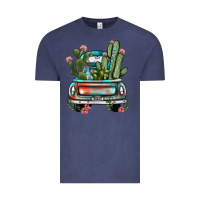 Vintage Denim farm truck, Vintage Tee - JahusDesignShop