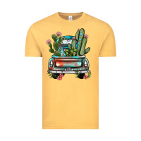 Vintage Mustard farm truck, Vintage Tee - JahusDesignShop
