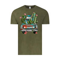 Vintage Olive farm truck, Vintage Tee - JahusDesignShop