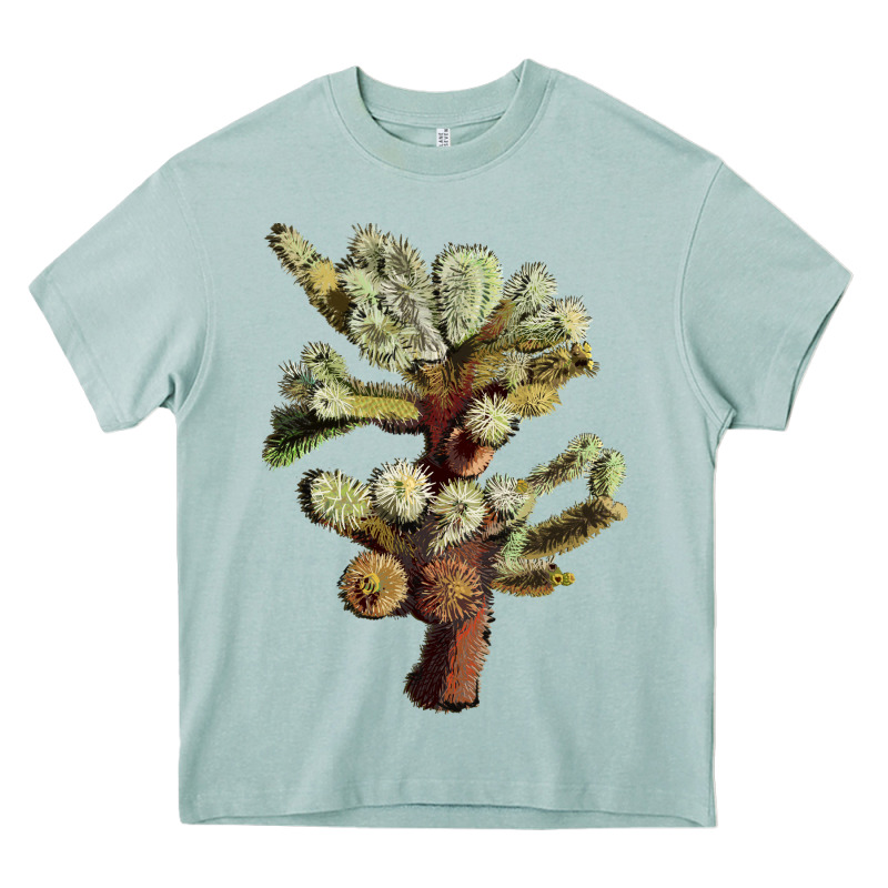 Cholla Tree Cactus Heavy Core Tee by LillyAllenDesigns | Teevron