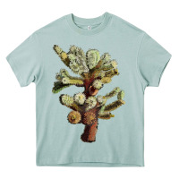 Arona cholla tree cactus Heavy Core Tee - LillyAllenDesigns