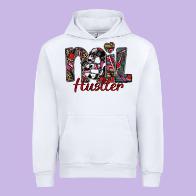 Nail Hustler Urban Hoodie Designed By Sublimationcraftshop