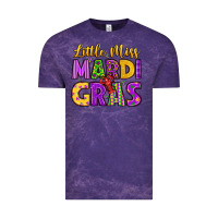 Cloud Purple little miss mardi gras Vintage Tee - LillyAllenDesigns