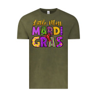 Vintage Olive little miss mardi gras Vintage Tee - LillyAllenDesigns