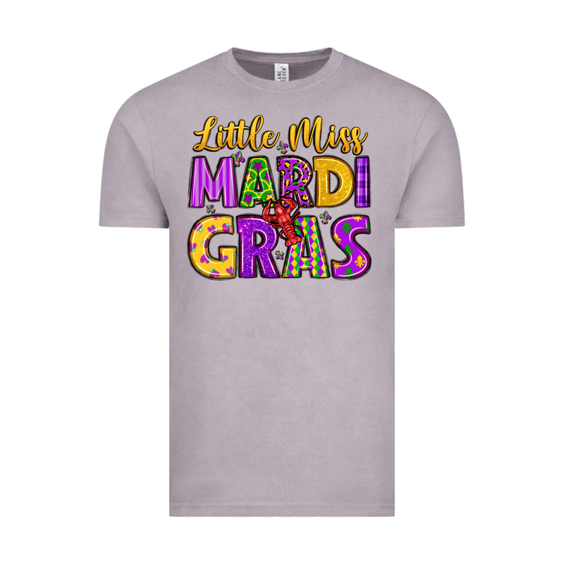Little Miss Mardi Gras Vintage Tee by LillyAllenDesigns | Teevron