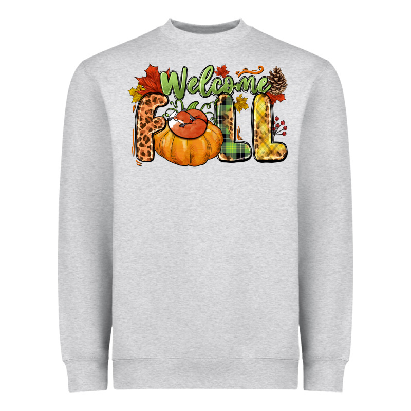 Welcome Fall Heavyweight Sweatshirt by NancyCooperArtShop | Teevron