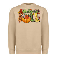 Mushroom Welcome Fall Heavyweight Sweatshirt - NancyCooperArtShop
