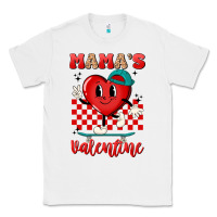 White skater heart valentines day art Classic Tee - LillyAllenDesigns