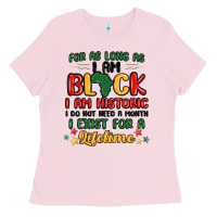 Bubblegum Pink black history month malia Ladies Tee - MaliasSmallBusiness