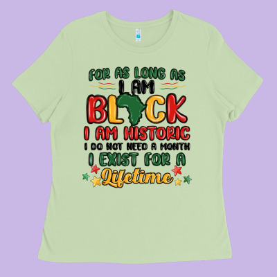 Black History Month Malia Ladies Tee Designed By Maliassmallbusiness