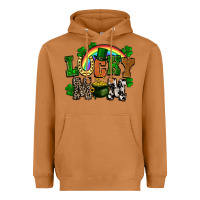 Meerkat lucky mom St. Patricks Day Heavyweight Hoodie - FaDigitalArtStudio