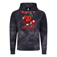 Cloud Black skater heart valentines day art Vintage Hoodie - LillyAllenDesigns