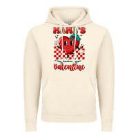Vintage Artic skater heart valentines day art Vintage Hoodie - LillyAllenDesigns