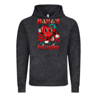 Vintage Black skater heart valentines day art Vintage Hoodie - LillyAllenDesigns