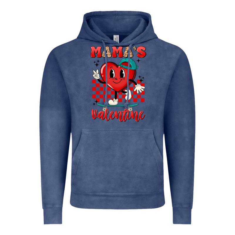 Skater Heart Valentines Day Art Vintage Hoodie by LillyAllenDesigns | Teevron