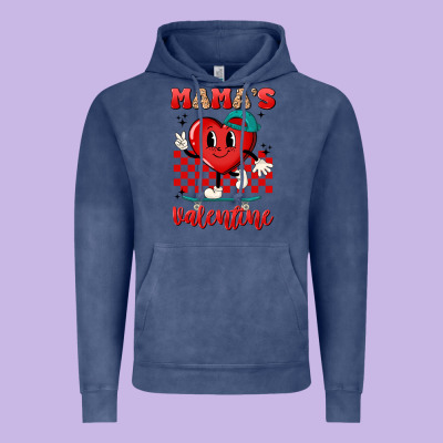 Skater Heart Valentines Day Art Vintage Hoodie Designed By Lillyallendesigns