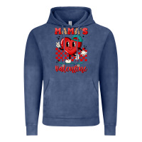 Vintage Denim skater heart valentines day art Vintage Hoodie - LillyAllenDesigns