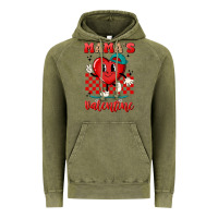 Vintage Olive skater heart valentines day art Vintage Hoodie - LillyAllenDesigns