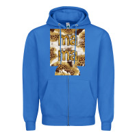 True Royal Mama with leopard and cowhide regular can cooler Zipper Hoodie - HowdyJamesFarm