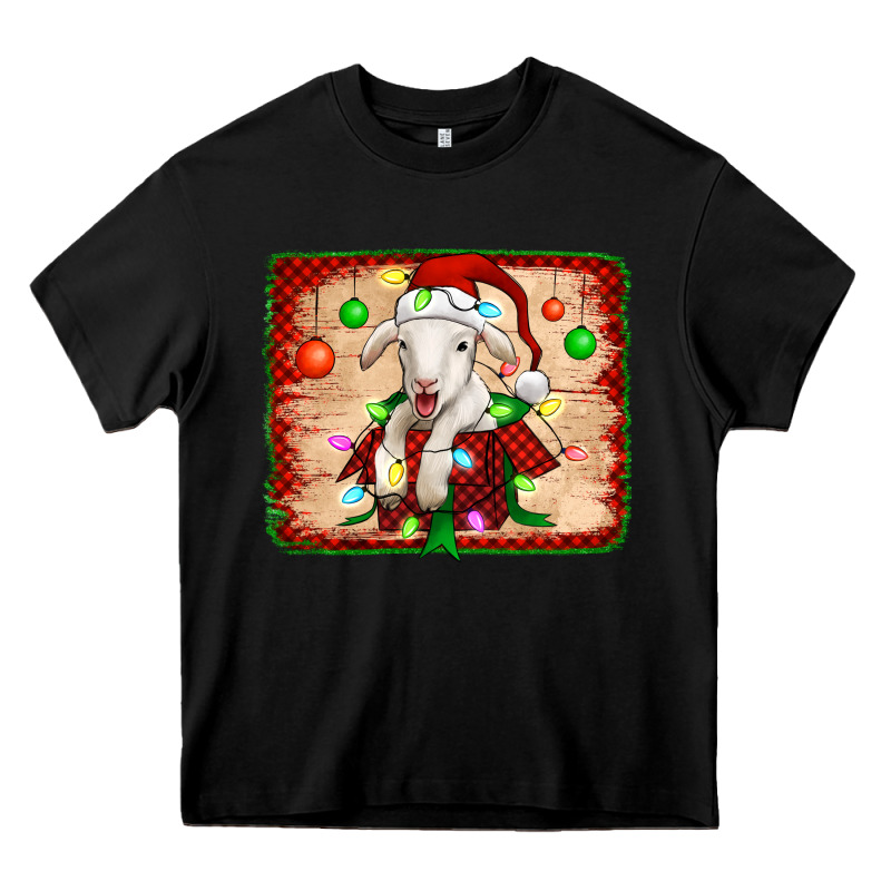 Christmas Lamb Heavy Core Tee by Jasminsmagicworld | Teevron