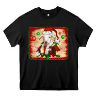 Black christmas lamb Heavy Core Tee - Jasminsmagicworld