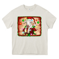 Cream christmas lamb Heavy Core Tee - Jasminsmagicworld