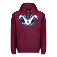 Burgundy practice jersey fa element 1 Premium Hoodie - FaDigitalArtStudio