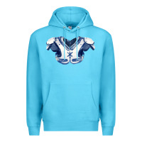 Ocean Blue practice jersey fa element 1 Premium Hoodie - FaDigitalArtStudio