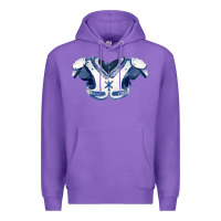 Purple practice jersey fa element 1 Premium Hoodie - FaDigitalArtStudio