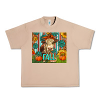 Burro Western Fall Cow Urban Heavy Tee - LillyAllenDesigns
