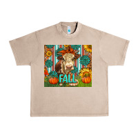 French Oak Western Fall Cow Urban Heavy Tee - LillyAllenDesigns