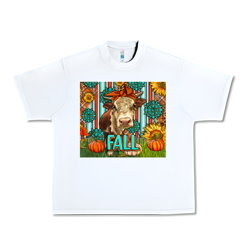 Western Fall Cow Urban Heavy Tee by LillyAllenDesigns | Teevron