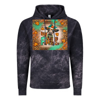 Cloud Black Western Hay Fall Cow Vintage Hoodie - LillyAllenDesigns