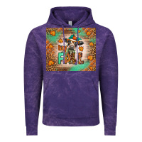 Cloud Purple Western Hay Fall Cow Vintage Hoodie - LillyAllenDesigns