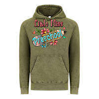 Vintage Olive little miss preschool Vintage Hoodie - RanaPortraitStore