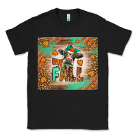 Black Western Hay Fall Cow Classic Tee - LillyAllenDesigns