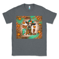 Charcoal Heather Western Hay Fall Cow Classic Tee - LillyAllenDesigns