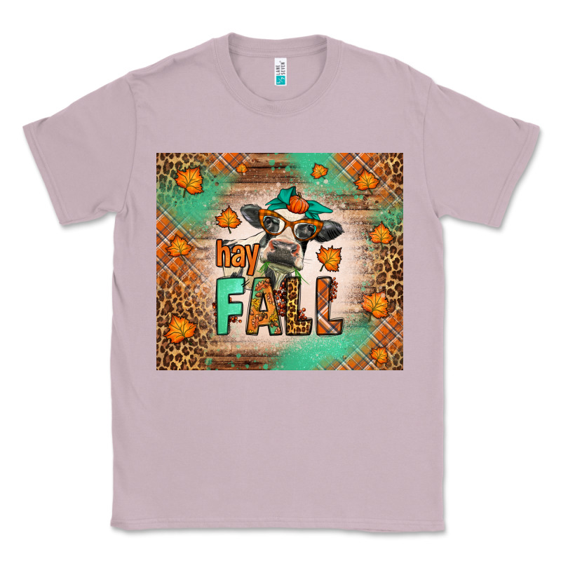 Western Hay Fall Cow Classic Tee by LillyAllenDesigns | Teevron