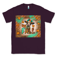 Plum Western Hay Fall Cow Classic Tee - LillyAllenDesigns