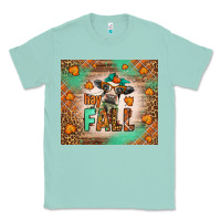 Seafoam Western Hay Fall Cow Classic Tee - LillyAllenDesigns