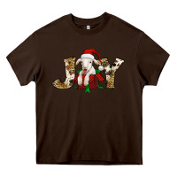 Chocolate Brown joy christmas lamb Heavy Core Tee - Jasminsmagicworld