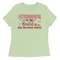 Matcha february is my birthday yes the whole month malia Ladies Tee - MaliasSmallBusiness
