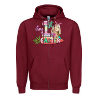 Burgundy My first Easter Day Zipper Hoodie - CowGirlArtShop